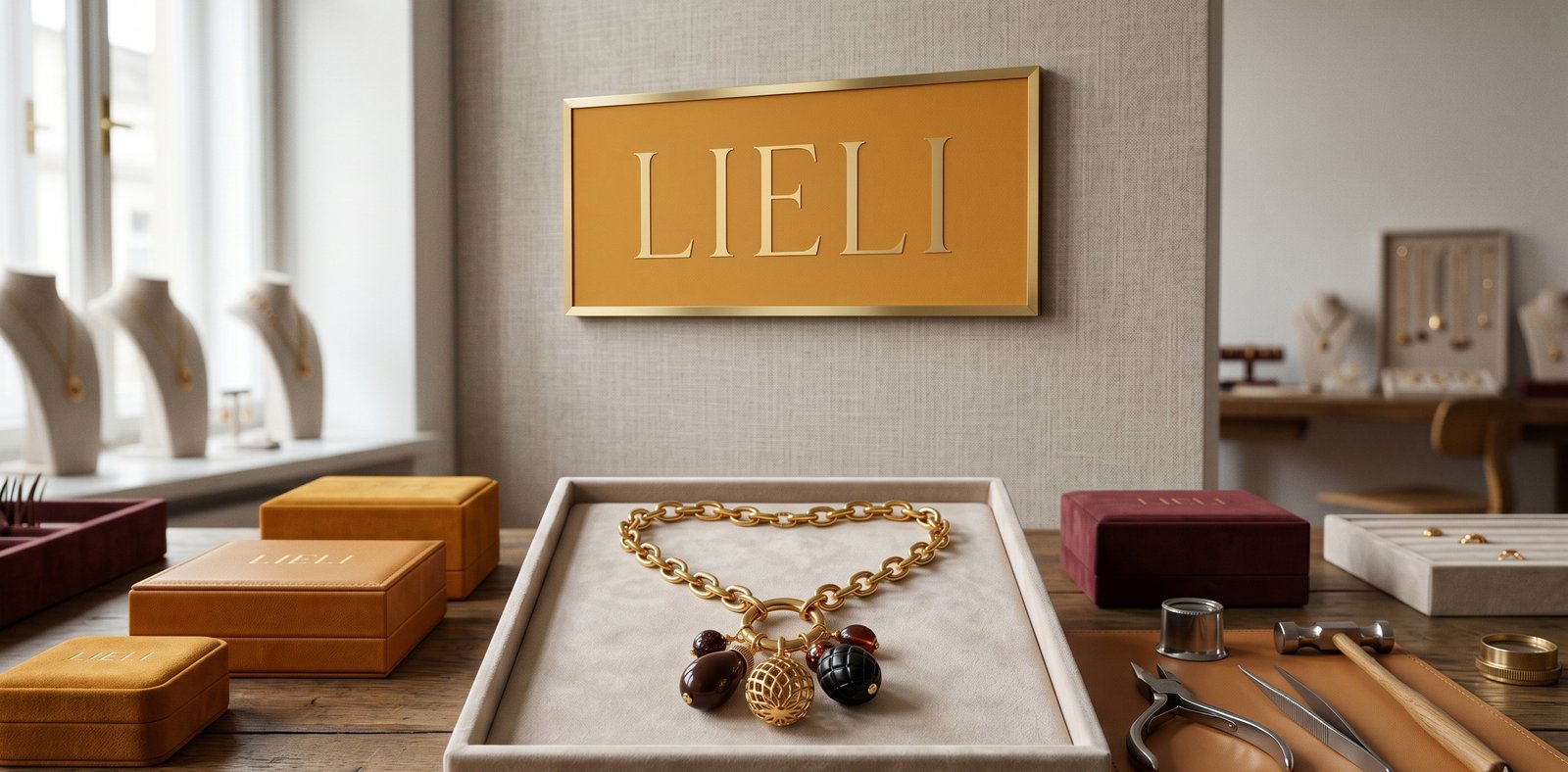 LIELI showroom — atelier s ručně tvořenými šperky